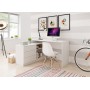 Стол офисный письменный Perfect Home Тео / Teo 3S/138 с 3 ящиками Белый (PFH-091165)