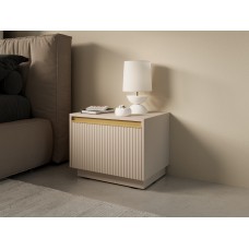Тумба приліжкова Perfect Home Роял / Royal S54 з 1 шухлядою Бежевий (PFH-091296)