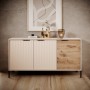 Комод Perfect Home Рейв / Rave 3-дверний 3D/153 Беж/вікінг (PFH-091088)
