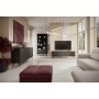 Комод Perfect Home Ланте / Lante з 6 шухлядами і чорними ніжками 6S/163 Чорний (PFH-091113)