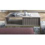 Стіл журнальний Perfect Home Нова / Nova з 2 шухлядами та золотими ніжками L104 Сірий (PFH-091252)
