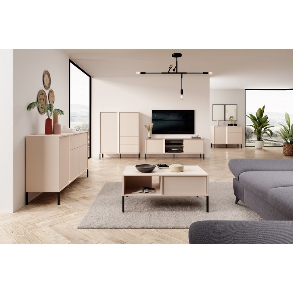 Стіл журнальний Perfect Home Даст / Dast 97 Беж (PFH-091001)