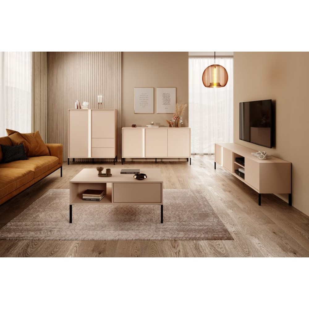 Стіл журнальний Perfect Home Даст / Dast 97 Беж (PFH-091001)