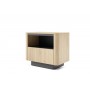 Тумба приліжкова Perfect Home Торро / Torro 1S/63 з 1 шухлядою Дуб кремона/чорний (PFH-091419)