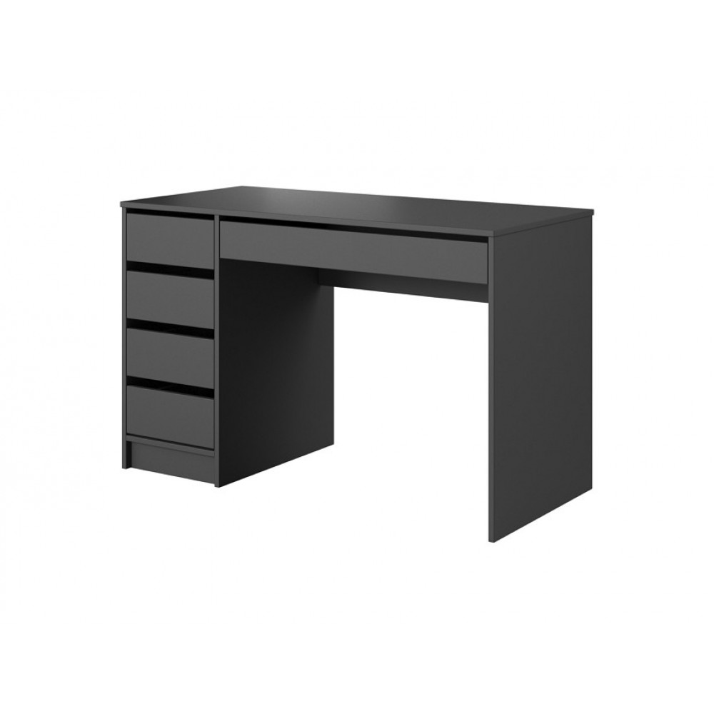 Стіл туалетний письмовий Perfect Home Ада / Ada 5S/120 з 5 шухлядами Антрацит (PFH-091308)