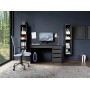 Стіл туалетний письмовий Perfect Home Ада / Ada 5S/120 з 5 шухлядами Антрацит (PFH-091308)
