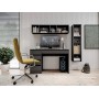 Стіл туалетний письмовий Perfect Home Ада / Ada 5S/120 з 5 шухлядами Антрацит (PFH-091308)