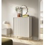 Комод високий Perfect Home Нова / Nova 2-дверний з золотими ніжками K104 Кашемір (PFH-091237)