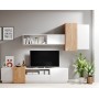 Стінка Perfect Home 3Д / 3D Білий/дуб крафт золотий (PFH-091048)