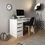 Стіл туалетний письмовий Perfect Home Ада / Ada 5S/120 з 5 шухядами Білий глянець (PFH-091306)