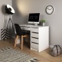 Стіл туалетний письмовий Perfect Home Ада / Ada 5S/120 з 5 шухядами Білий глянець (PFH-091306)