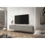 Тумба під телевізор навісна Perfect Home Оро / Oro 3-дверна RTV175 MDF Сірий (PFH-091365)