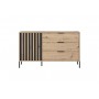 Комод Perfect Home Талли / Tally 1-дверный с 3 ящиками 1D3S/138 Дуб артизан/антрацит (PFH-091096)