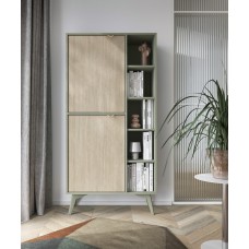 Стелаж Perfect Home Форест / Forest RG80 2-дверний Евкаліпт/ялиця сканді (PFH-091478)