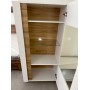 Витрина низкая Perfect Home Арко / Arco 1-дверная 1D1W/72 Белый глянец/дуб грандсон (PFH-091030)