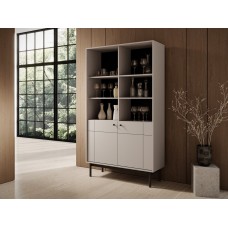 Стелаж Perfect Home Джапанді / Japandi R104 2-дверний Кашемір (PFH-091471)