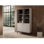 Стелаж Perfect Home Джапанді / Japandi R104 2-дверний Кашемір (PFH-091471)