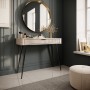 Стіл туалетний Perfect Home Ланте / Lante 1S/100 з 1 шухлядою і чорними ніжками Беж (PFH-091170)