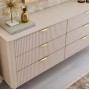 Комод Perfect Home Ланте/Lante с 6 ящиками и золотыми ножками 6S/163 Беж (PFH-091105)