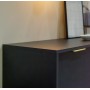 Тумба под телевизор Perfect Home Ларс/Lars 3-дверная 3D/203 Антрацит (PFH-091024)