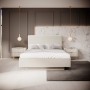 Кровать (каркас) Perfect Home Ланте/Lante 160 с мягким изголовьем Беж (PFH-091125)