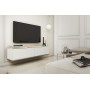 Тумба под телевизор навесная Perfect Home Оро/Oro 2-дверная RTV135 Белый (PFH-091349)