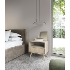 Тумба приліжкова Perfect Home Форест / Forest S54 з 1 шухлядою Беж пісочний/ялиця сканді (PFH-091486)