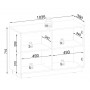 Комод Perfect Home Роял / Royal K104 2-дверний Бежевий (PFH-091289)