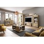 Витрина низкая Perfect Home Арко / Arco 1-дверная 1D1W/72 Дуб артизан/графит (PFH-091060)