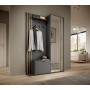 Передпокій з дзеркалом Perfect Home Неллі / Nelly 2-дверний Графіт/дуб артизан (PFH-091305)