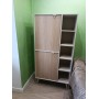 Стелаж Perfect Home Форест / Forest RG80 2-дверний Беж пісочний/ялиця сканді (PFH-091480)