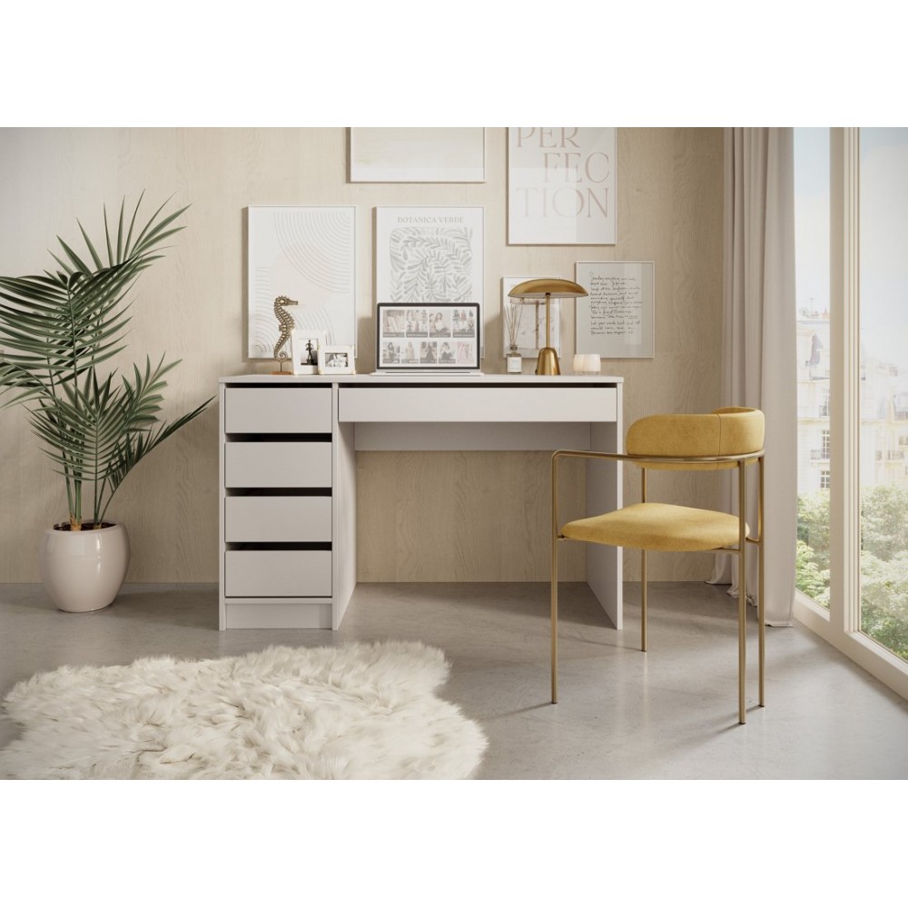 Стол туалетный письменный Perfect Home Ада/Ada 5S/120 с 5 ящиками Кашемир (PFH-091309)