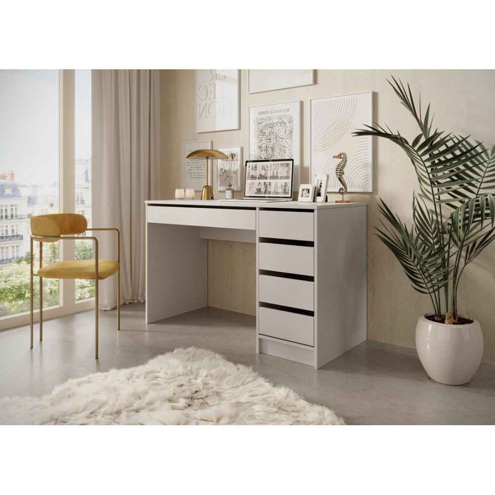 Стол туалетный письменный Perfect Home Ада/Ada 5S/120 с 5 ящиками Кашемир (PFH-091309)