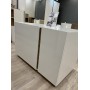 Комод Perfect Home Арко / Arco 3-дверний 3D/138 Білий глянець/дуб грандсон (PFH-091033)