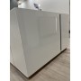 Комод Perfect Home Арко / Arco 3-дверний 3D/138 Білий глянець/дуб грандсон (PFH-091033)