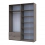 Шкаф распашной с антресолью Doros Лукас 180х50х240 см Канноло (DRS-011882)