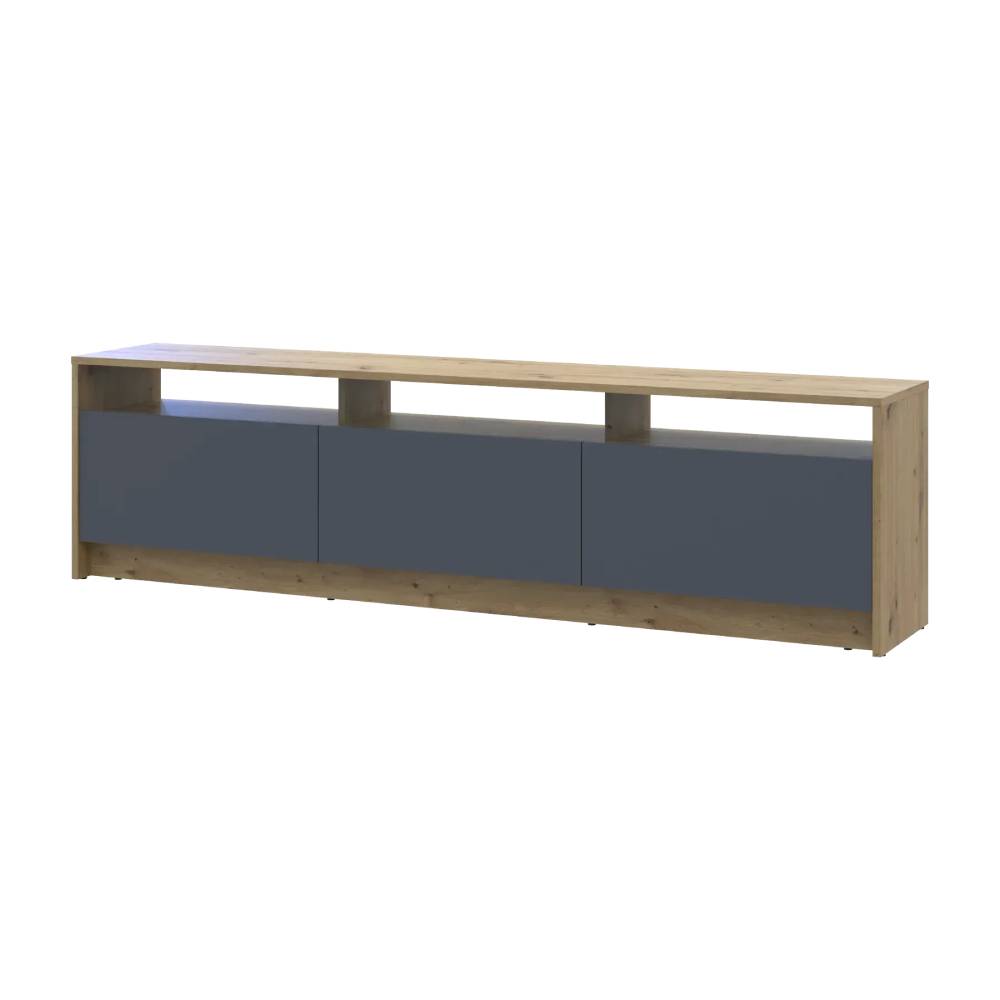 Тумба ТВ Doros U3 Дуб Артизан/Графіт ДСП 180х33х43 (DRS-011902)