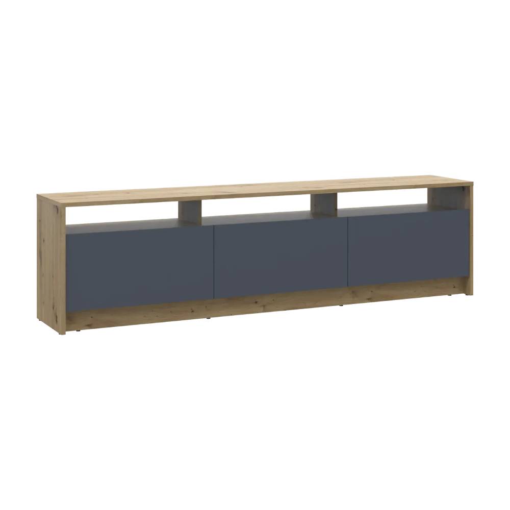 Тумба ТВ Doros U3 Дуб Артизан/Графіт ДСП 180х33х43 (DRS-011902)
