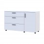 Комод Doros Торн Білий 3Ш/1Д 135х51.6х80 (DRS-012104)