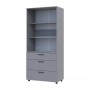 Шафа для одягу Doros Торн Сірий 2 ДСП/3Ш (полиці) 90х51.6х200 (DRS-012024)