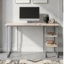 Компьютерный стол Ferrum-decor Кевин 75x100x60 серый ДСП Дуб Сан-Марино 16мм (FRD-106834)