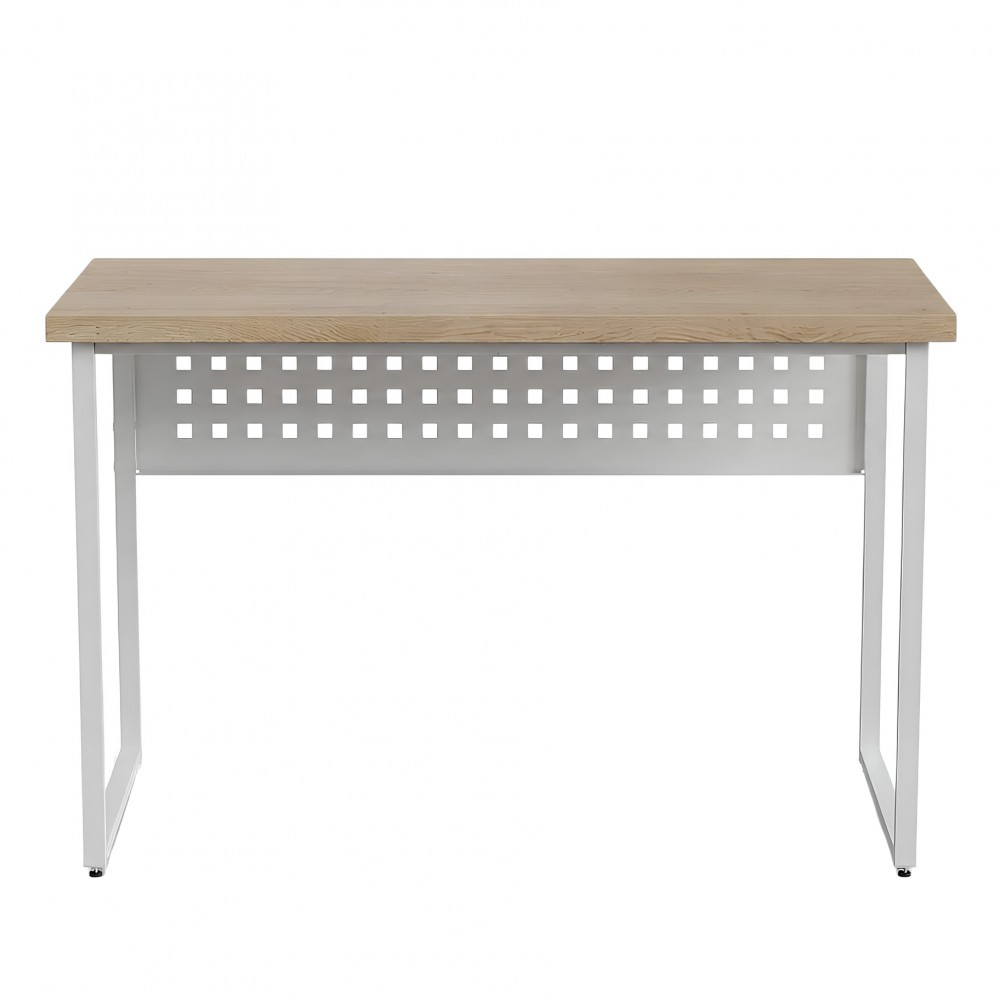 Стол письменный Майк Ferrum-decor 75x140x70 Белый металл ДСП Дуб Кремона Торро 32 мм (FRD-108367)