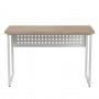 Стол письменный Майк Ferrum-decor 75x140x70 Белый металл ДСП Дуб Кремона Торро 32 мм (FRD-108367)