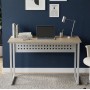 Стол письменный Майк Ferrum-decor 75x140x70 Белый металл ДСП Дуб Кремона Торро 32 мм (FRD-108367)