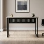 Стол письменный Майк Ferrum-decor 75x140x70 Черный металл ДСП Кашемир 16 мм (FRD-108327)