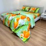 Комплект постельного белья Поликотон LeLIT P-0119 Салатовый Семейный (LLT-111238)