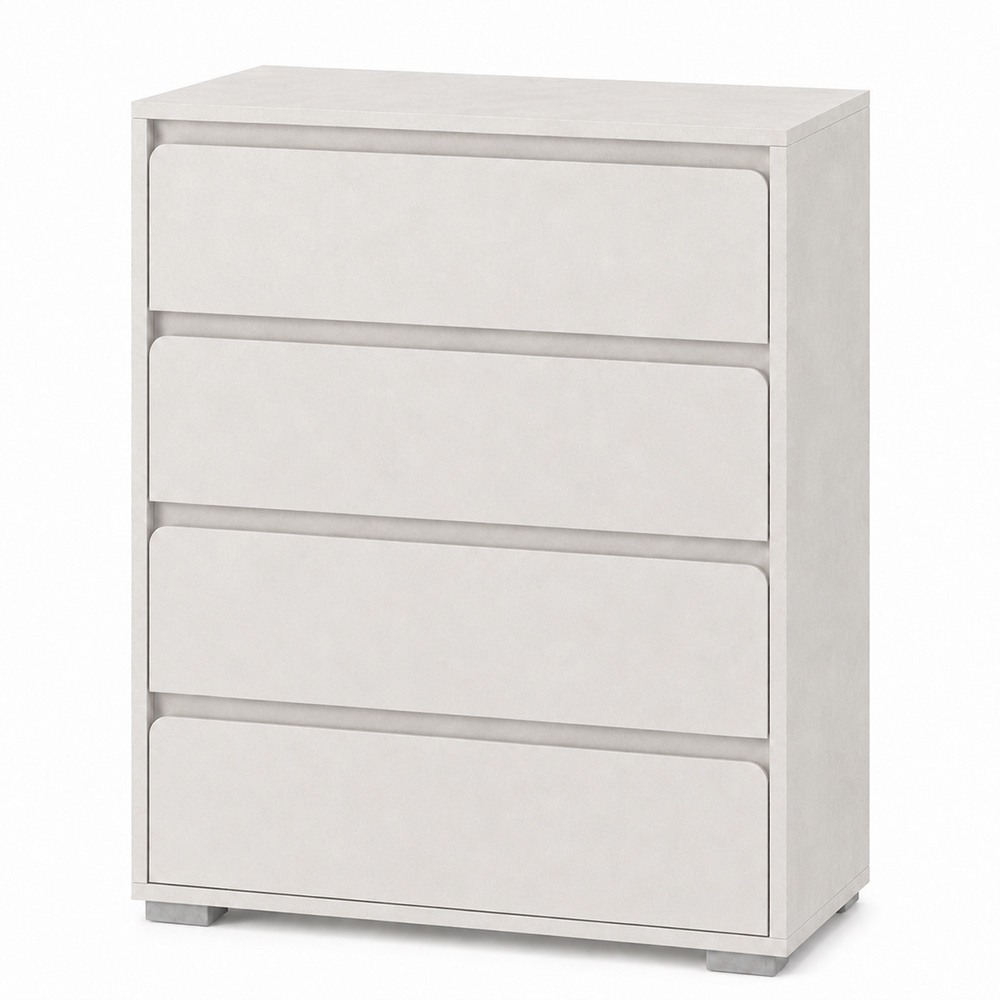 Комод на 4 ящика LION АРТ-2 80х43х105 см Бетон Style (LION-045404)