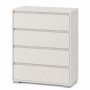 Комод на 4 ящика LION АРТ-2 80х43х105 см Бетон Style (LION-045404)