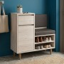 Тумба для обуви с сидением и ящиком LION ТО-11 100x40х80 см Самоа дымчастый (LION-045362)