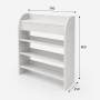 Тумба для взуття LION ПВ-1 70x25x80 см Антрацит (LION-045251)